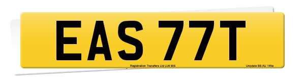 Registration number EAS 77T